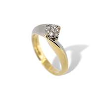 Anello solitario Idee Preziose dal 1987 ANOR-65-201 in oro 18k e diamanti naturali Donna - ANOR-65-201